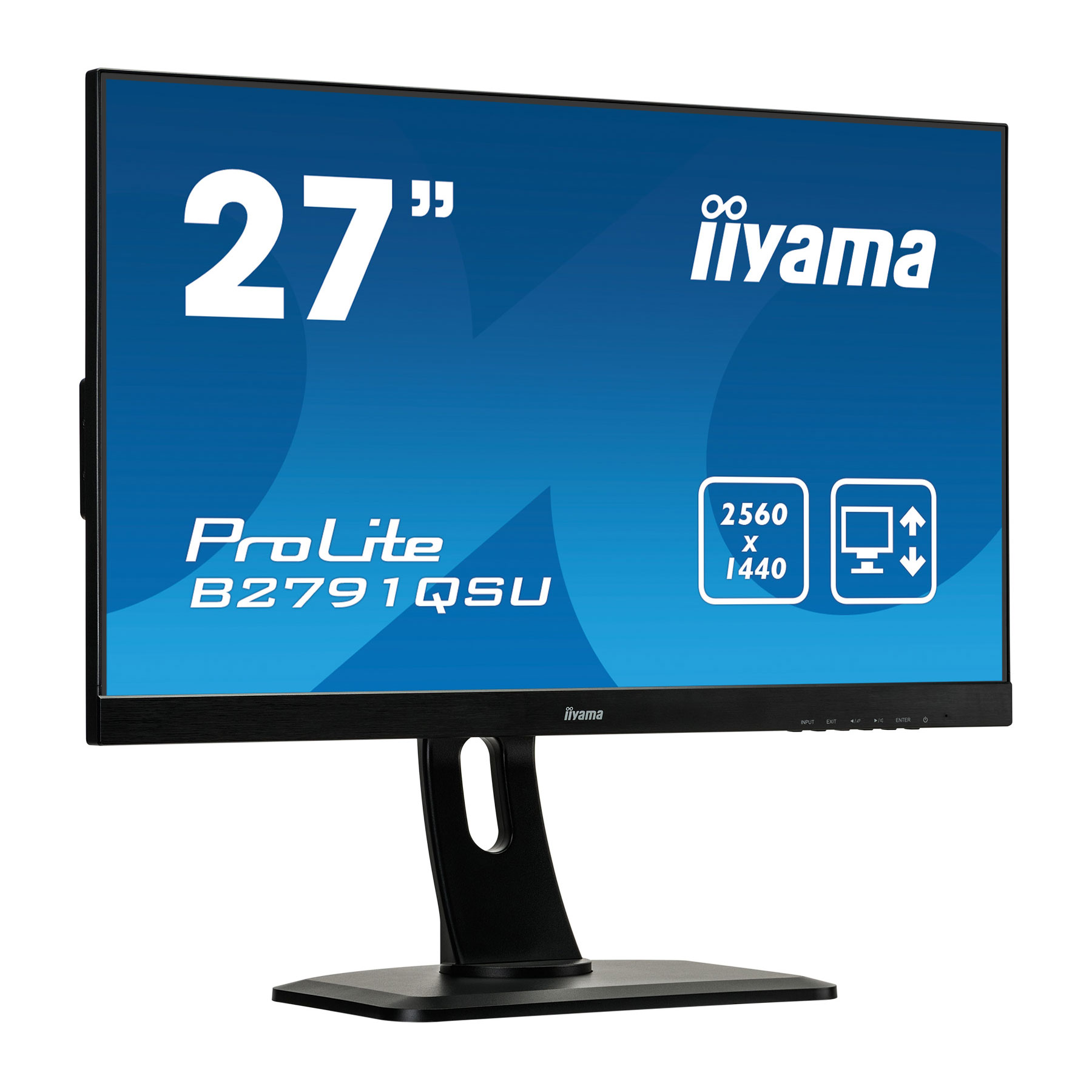 Iiyama 27 pouces  B2791QSU-B1-- - Ecran PC Iiyama - grosbill.com - 1