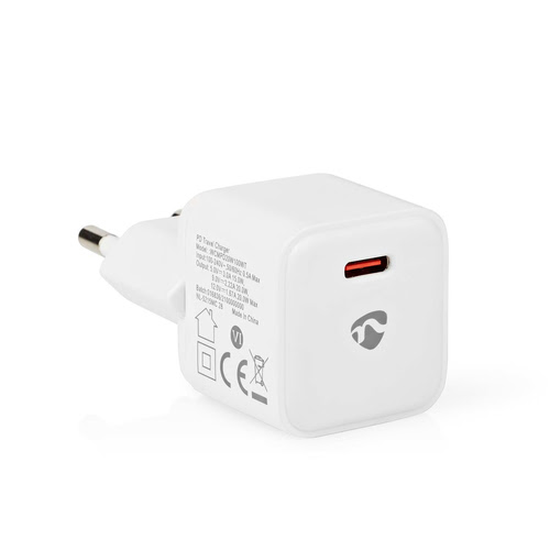 Chargeur mural USB-C/20W/Charge Rapide   - Accessoire téléphonie Nedis - 3