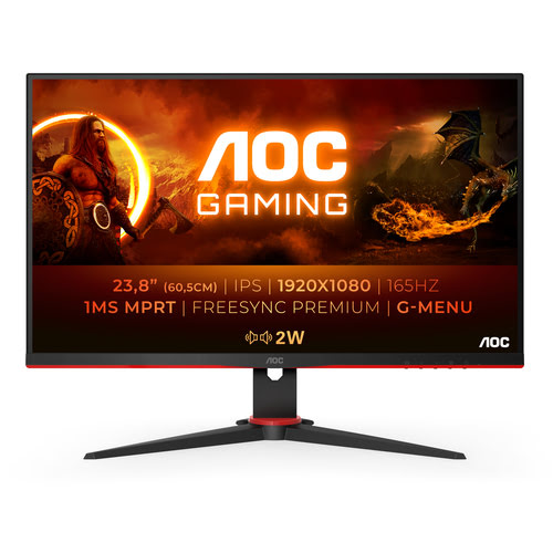 AOC 23 pouces  24G2SPAE/BK - Ecran PC AOC - grosbill.com - 0