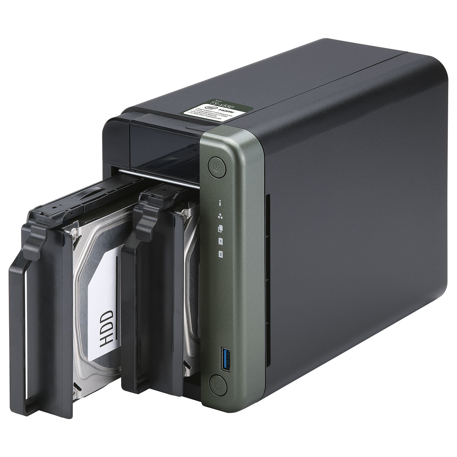 Qnap TS-253D-4G - 2 HDD - Serveur NAS Qnap - grosbill.com - 2