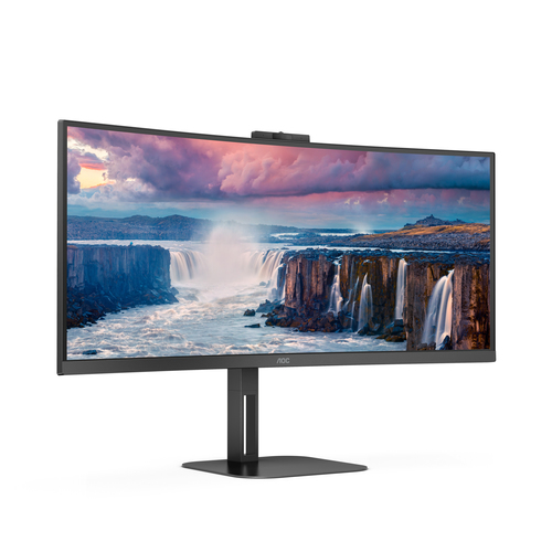 AOC 34 pouces  CU34V5CW/BK - Ecran PC AOC - grosbill.com - 4