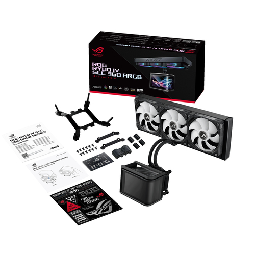 Asus ROG RYUO IV SLC 360 ARGB - 360mm - Noir - Watercooling Asus - 21