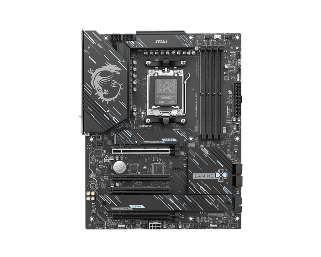 MSI X870 GAMING PLUS WIFI ATX  - Carte mère MSI - grosbill.com - 1
