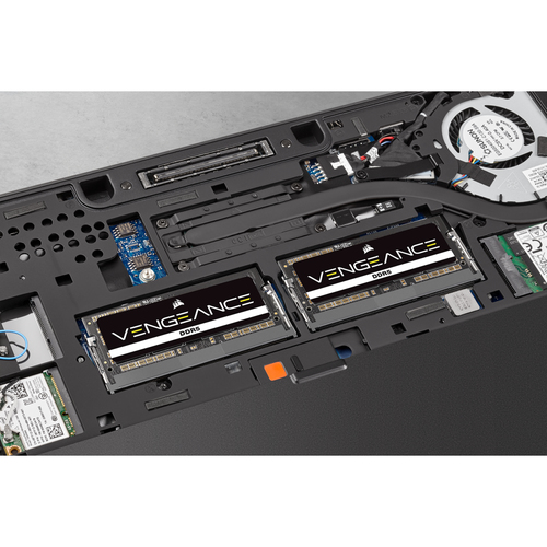 Corsair CMSX64GX5M2A4800C40 (2x32Go DDR5 4800 PC5-38400)  - Mémoire PC portable - 5