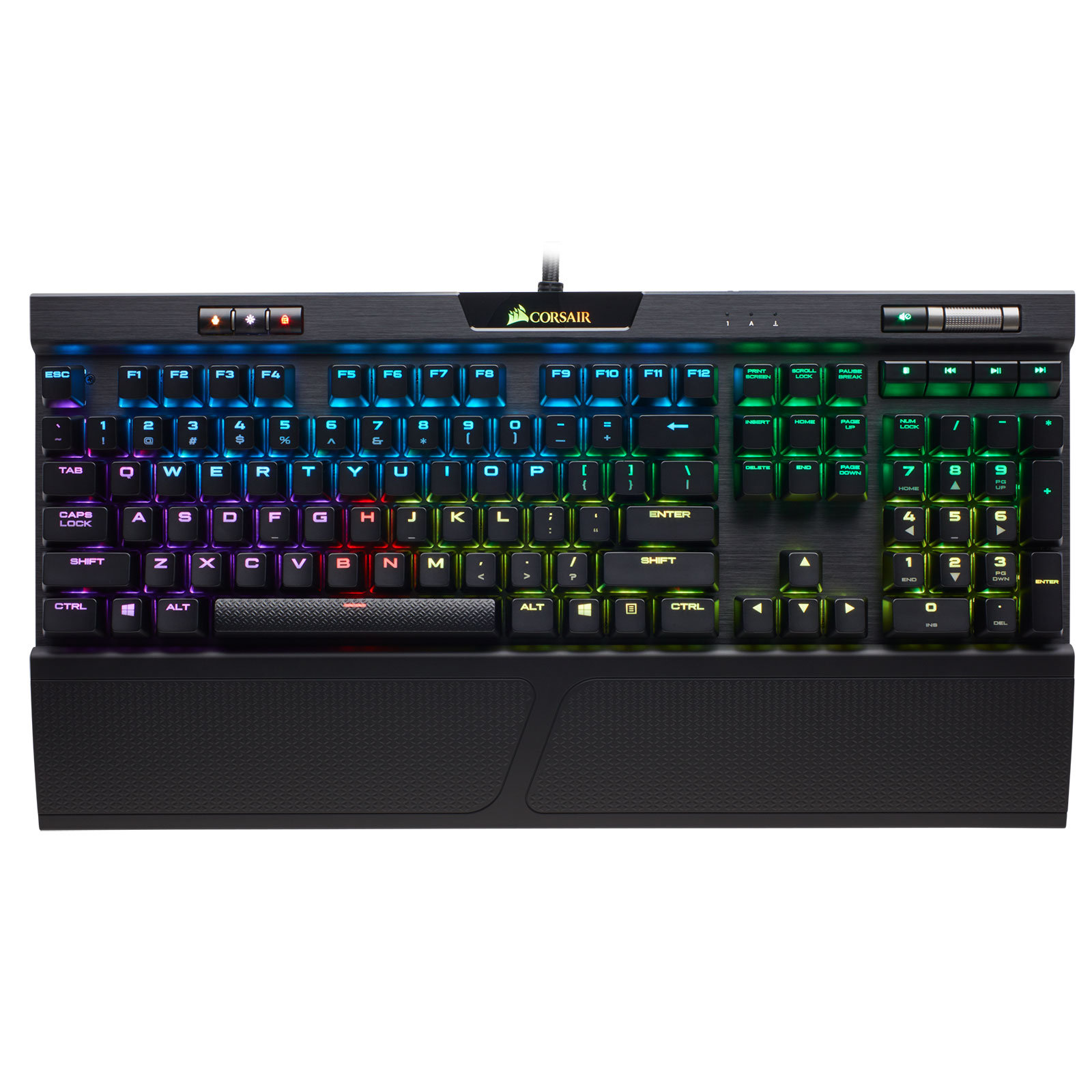 Corsair K70 RGB MK.2 Cherry MX RED CH-9109010-FR - Clavier PC - 0