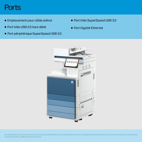 HP LaserJet Ent MFP 8601DN Printer EU - Achat / Vente sur grosbill.com - 7