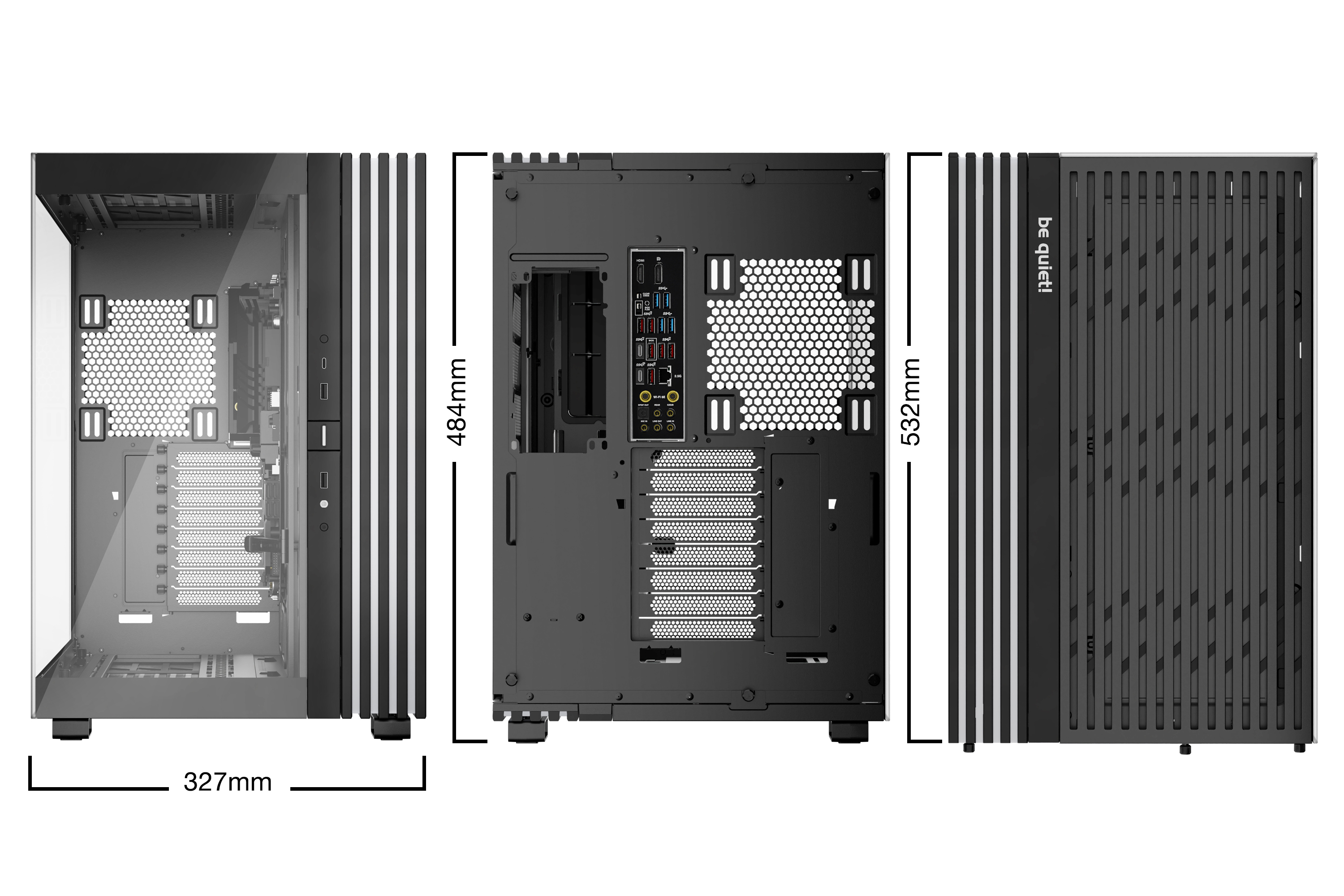 be quiet! Light Base 900 Noir - Boîtier PC be quiet! - grosbill.com - 1