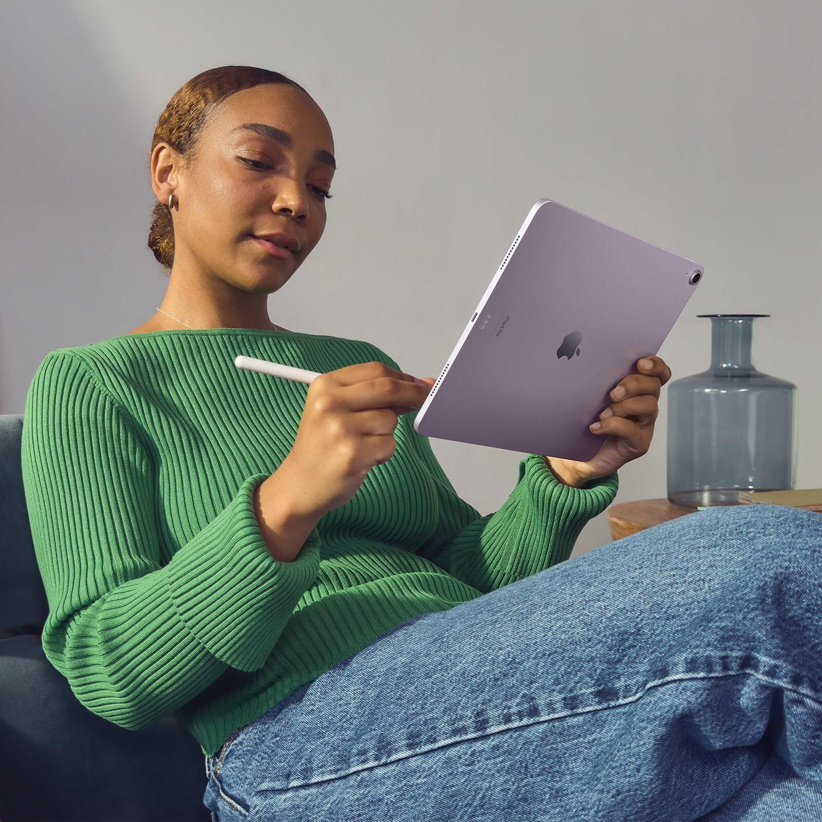 iPad Air M2 11" (2024) Wi-Fi 128Go Bleu - Achat / Vente sur grosbill.com - 1