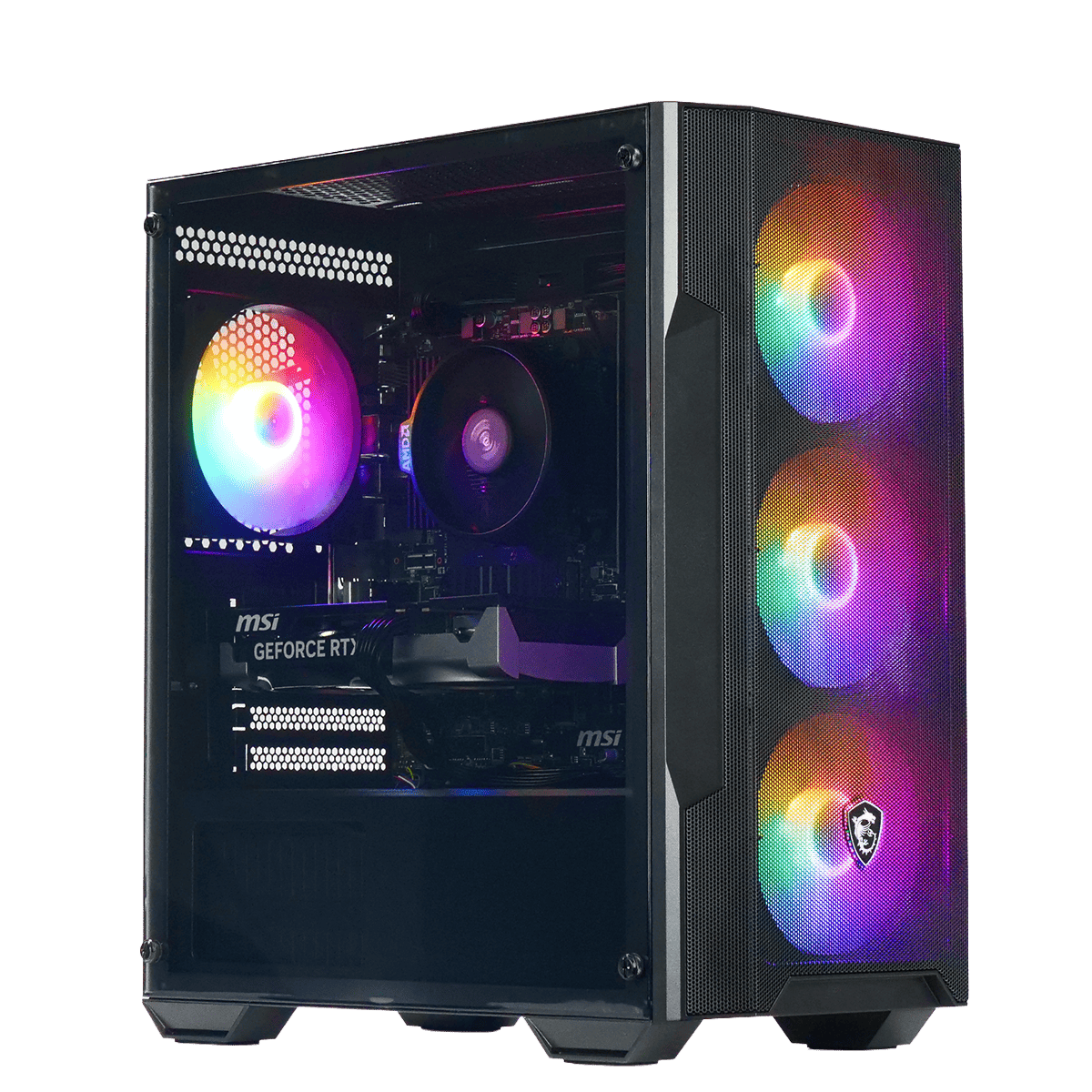 Grosbill EAZY Gaming - R5-5500/5060/16Go/500Go (PCG-10603118) - Achat / Vente PC Fixe sur grosbill.com - 0