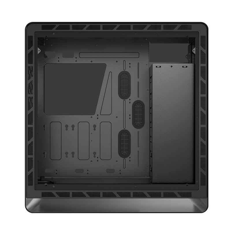 Jonsbo UMX6 TG Black Noir - Boîtier PC Jonsbo - grosbill.com - 2