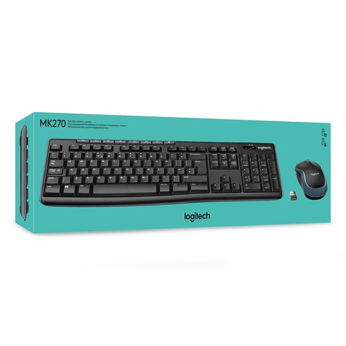 Wireless Combo MK270 Ensemble sans fil fiable Noir - Achat / Vente sur grosbill.com - 6