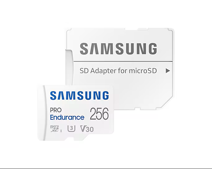 Samsung PRO Endurance - Micro SDHC 256Go V30 - Carte mémoire - 3