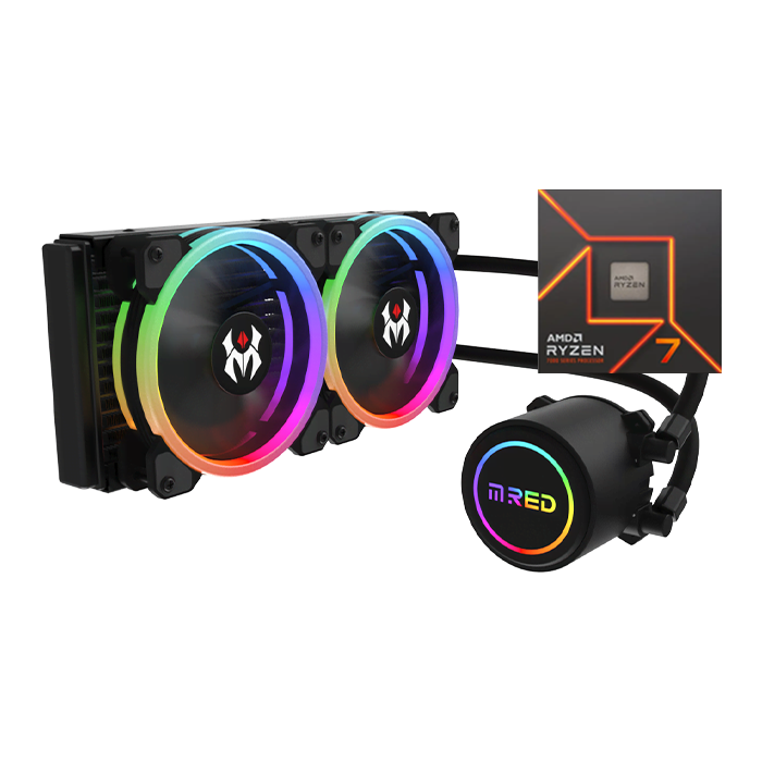 M.RED Bundle R5 7600 + Serenity 240