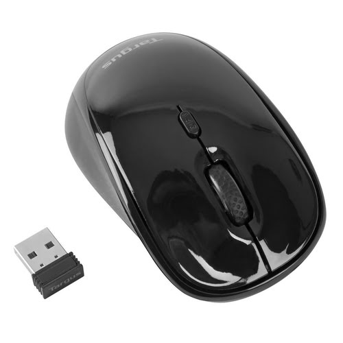 Targus AMW50EU Souris sans fil + récepteur USB - Noir