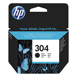 HP Cartouche d'encre Noire 304 - N9K06AE