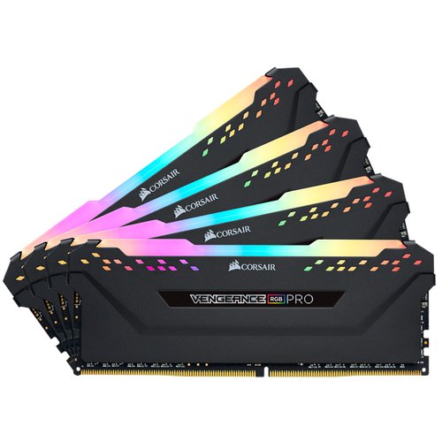 Corsair Vengeance RGB Pro schwarz, DDR4-3600, CL18 - 32 GB Quad-Kit - Achat / Vente sur grosbill.com - 0