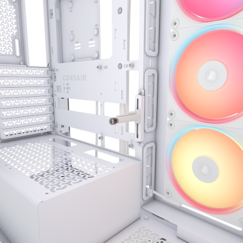 Corsair 3500X LX-R RGB ICUE LINK Blanc Blanc - Boîtier PC Corsair - 9