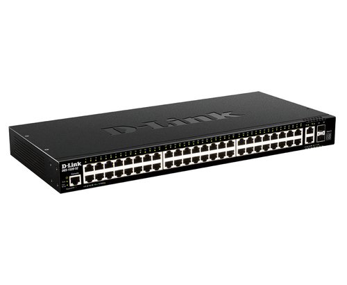 D-Link 48 ports GE+2 10GE ports+2 SFP+Smar