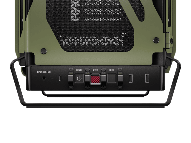 Corsair WARTHOG Performance Green- MT/Sans Alim/E-ATX Vert - Boîtier PC - 6