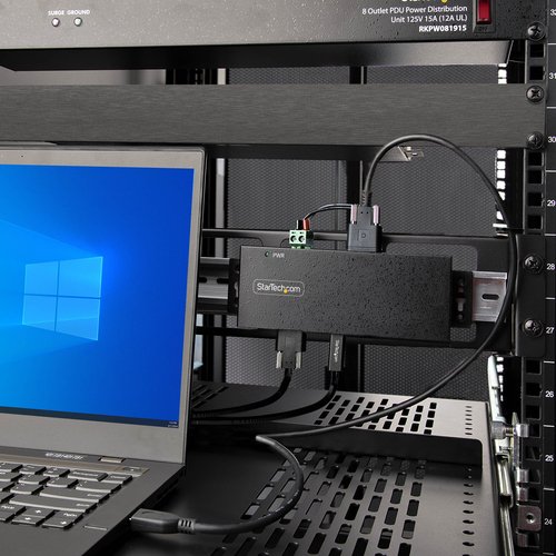 HUB INDUSTRIEL USB 10GBPS A 7 - Achat / Vente sur grosbill.com - 8