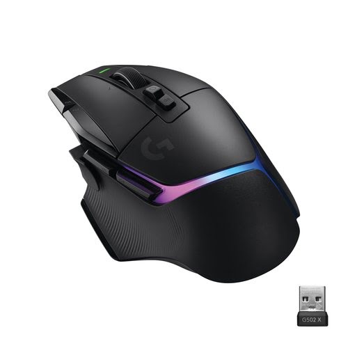 Logitech G502 X PLUS BLACK LIGHTFORCE - Souris PC Logitech - 0