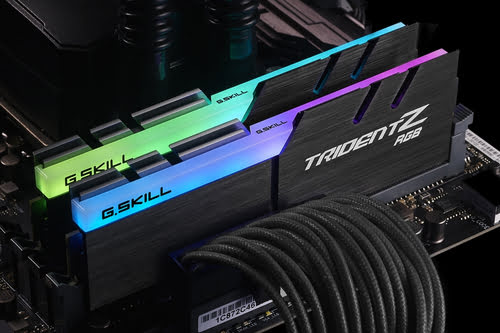 G.Skill Trident Z RGB 16Go (2x8Go) DDR4 3200MHz - Mémoire PC G.Skill sur grosbill.com - 2