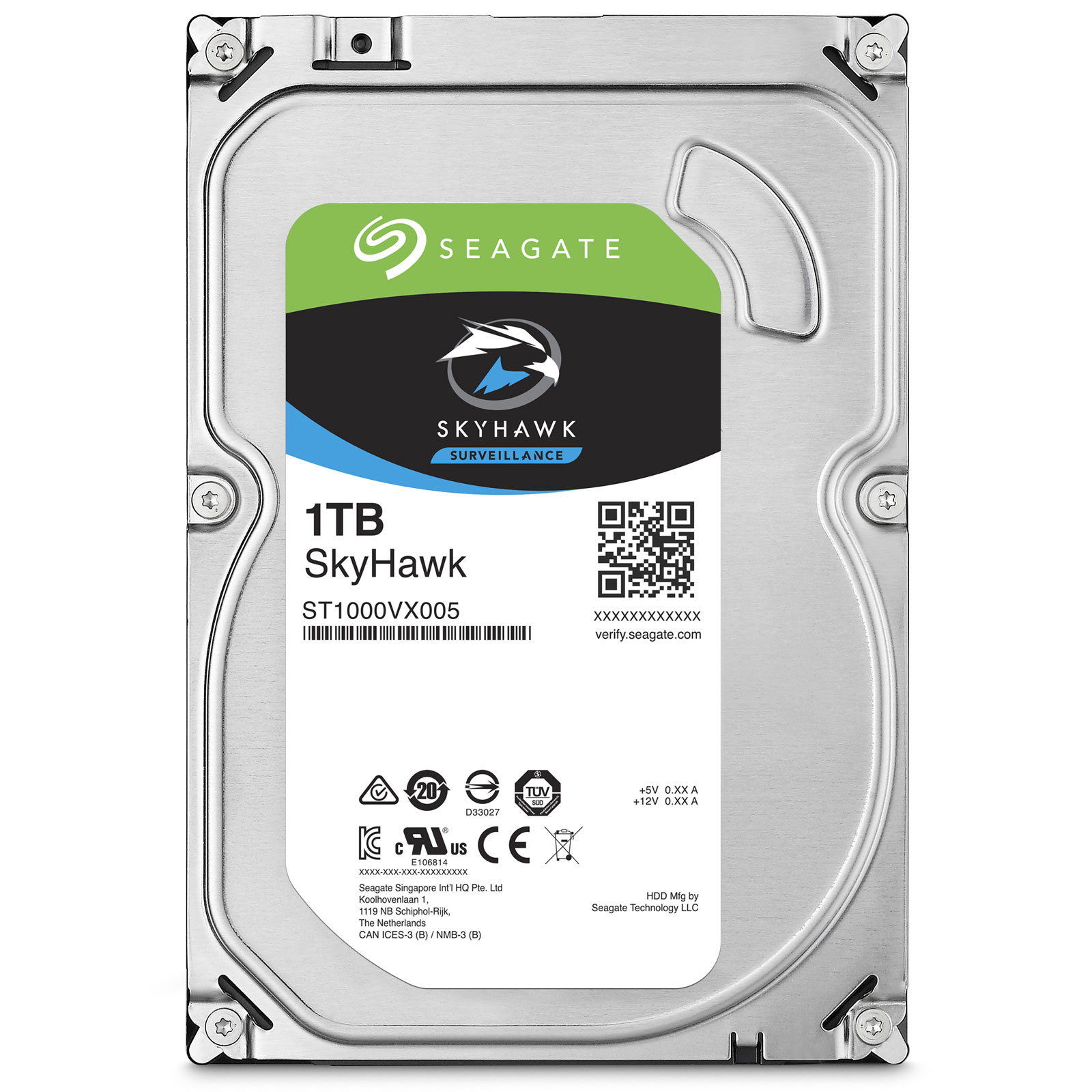 Seagate ST1000VX005  7200 Tr/min - Disque dur 3.5" interne - 0