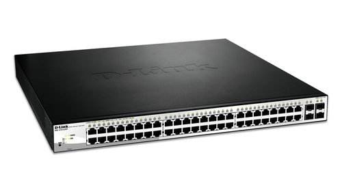 Switch D-Link 48 Ports PoE Gigabit + 4 Ports SFP DGS-1210-52MP/E - 0
