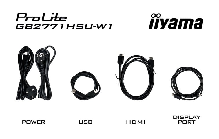 Iiyama 27 pouces  GB2771HSU-W1 - Ecran PC Iiyama - grosbill.com - 12