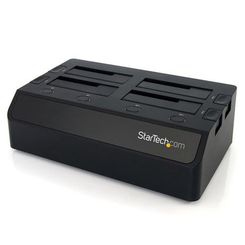 USB 3.0 to 4-Bay HDD Dock w/UASP & Fans - Achat / Vente sur grosbill.com - 0