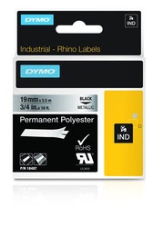 Consommable imprimante Dymo Ruban polyester noir metal  Grosbill