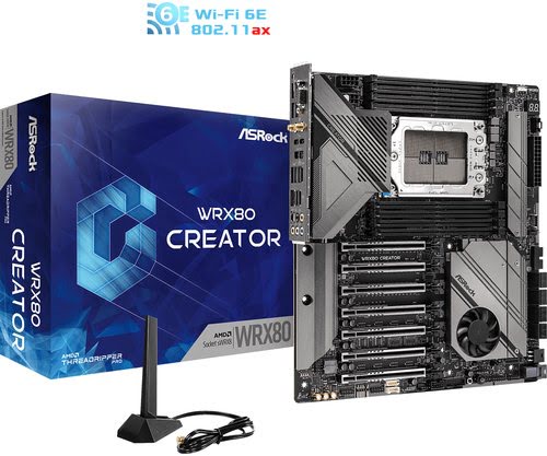 ASRock WRX80 Creator R2.0 E-ATX  - Carte mère ASRock - grosbill.com - 4