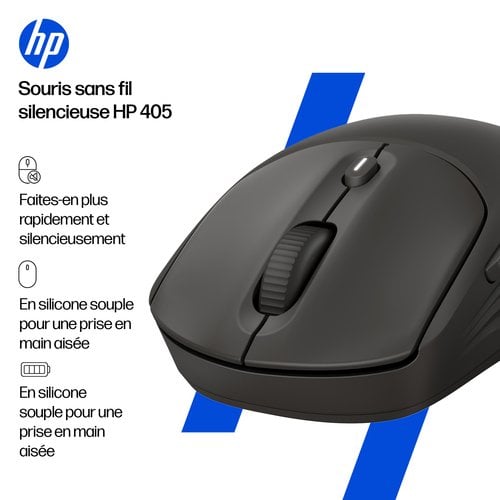 HP 405 QUIET BLK WIRELESS MOUSE - Achat / Vente sur grosbill.com - 7