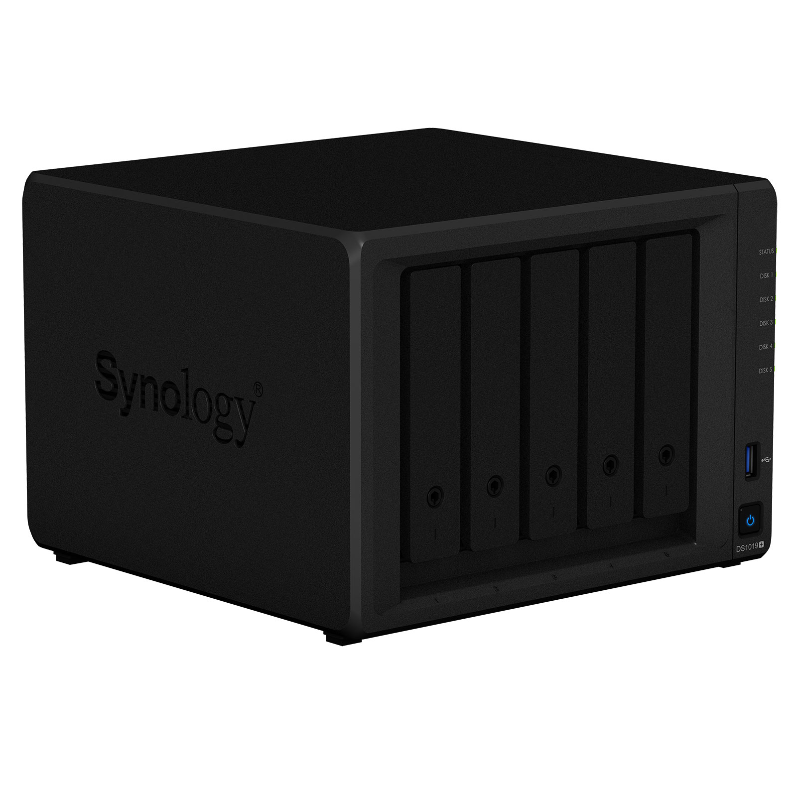 Synology DS1019+ 8Go - 5 HDD + 2 SSD M.2 - Serveur NAS Synology - 4