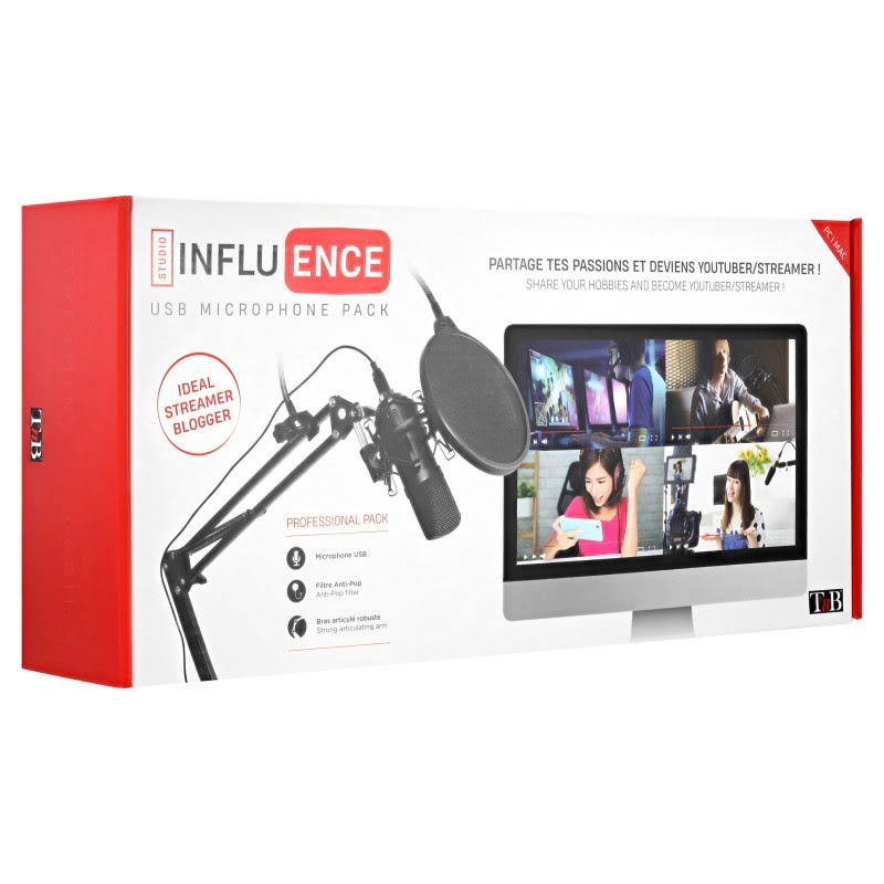 T'nB Kit Streamer complet avec micro (PKSTREAMER) - Achat / Vente Accessoire Streaming / Vlogging  sur grosbill.com - 1
