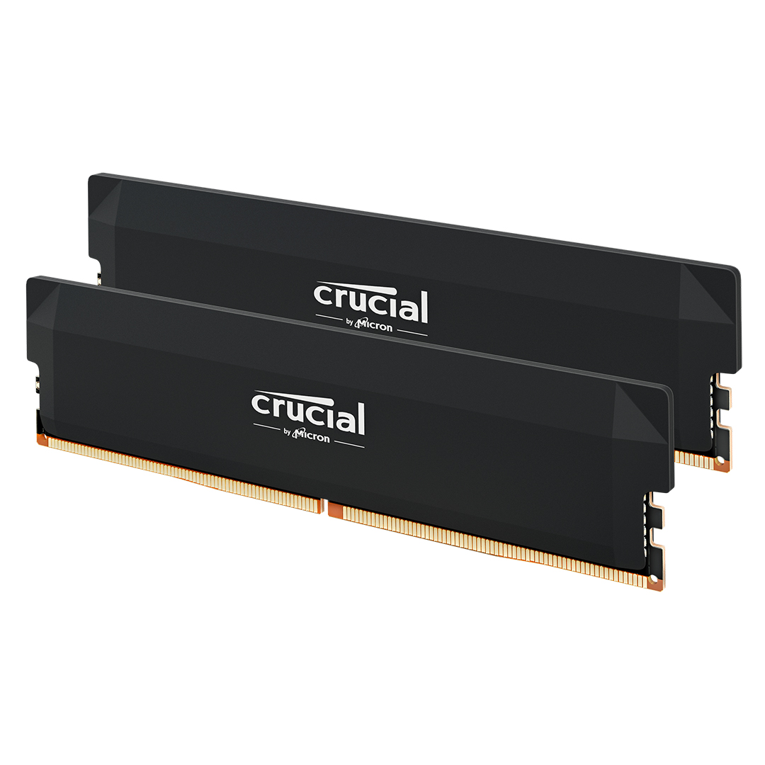 Crucial Pro Overclocking 64Go (2x32Go) 6000MHz CL40 Noir - Mémoire PC Crucial sur grosbill.com - 1