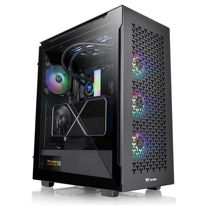 Thermaltake Divider 500 TG Air Black Noir - Boîtier PC - 1