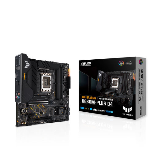 image produit Asus TUF GAMING B660M-PLUS D4 Grosbill