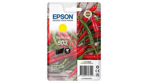 Epson Ink/503 Chillies 3.3ml YL - Achat / Vente Consommable imprimante sur grosbill.com - 0