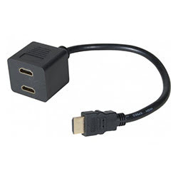 image produit  Splitter HDMI - 2 écrans simultanés Grosbill