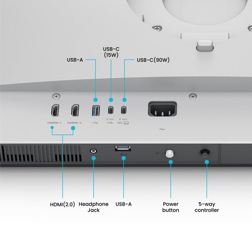 BenQ 27 pouces  9H.LMWLB.QBE - Ecran PC BenQ - grosbill.com - 2