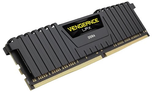 Corsair Vengeance LPX schwarz, DDR4-3200, CL16 - 64 GB Quad-Kit - Achat / Vente sur grosbill.com - 1