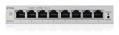 ZYXEL GS1200-8 V3 8 PORT GIGABI - Achat / Vente sur grosbill.com - 2