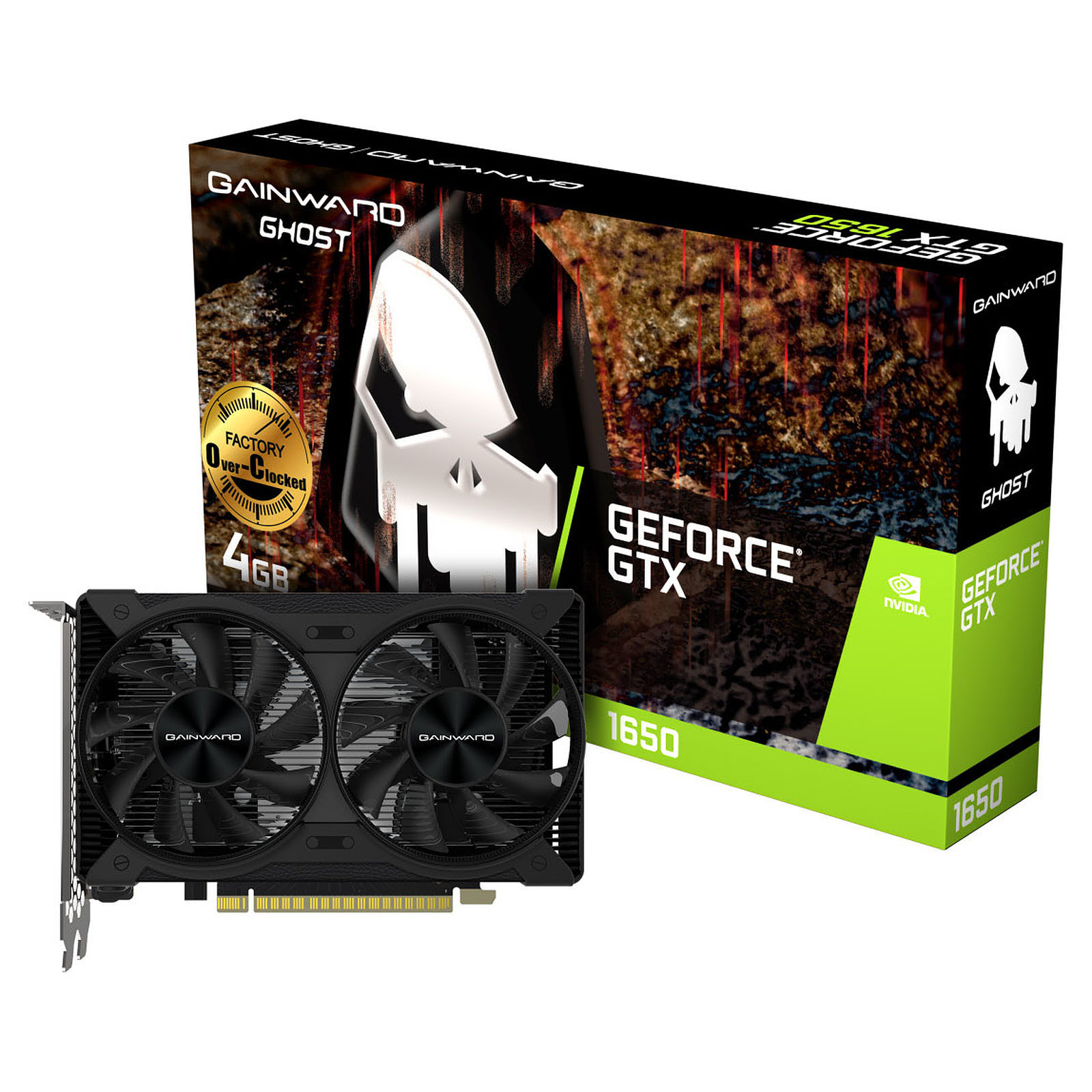 Gainward GTX 1650 Ghost OC 4G  - Carte graphique Gainward - 0