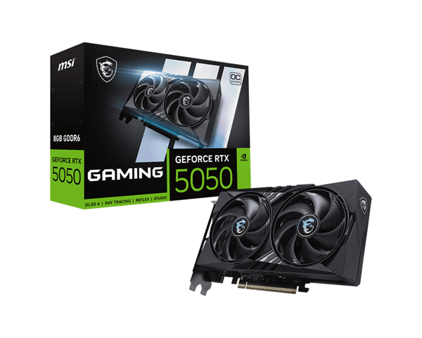 MSI GeForce RTX 5050 8G GAMING OC  - Carte graphique MSI - 0