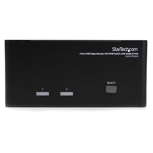 2 Port Triple Monitor DVI USB KVM Switch - Achat / Vente sur grosbill.com - 1