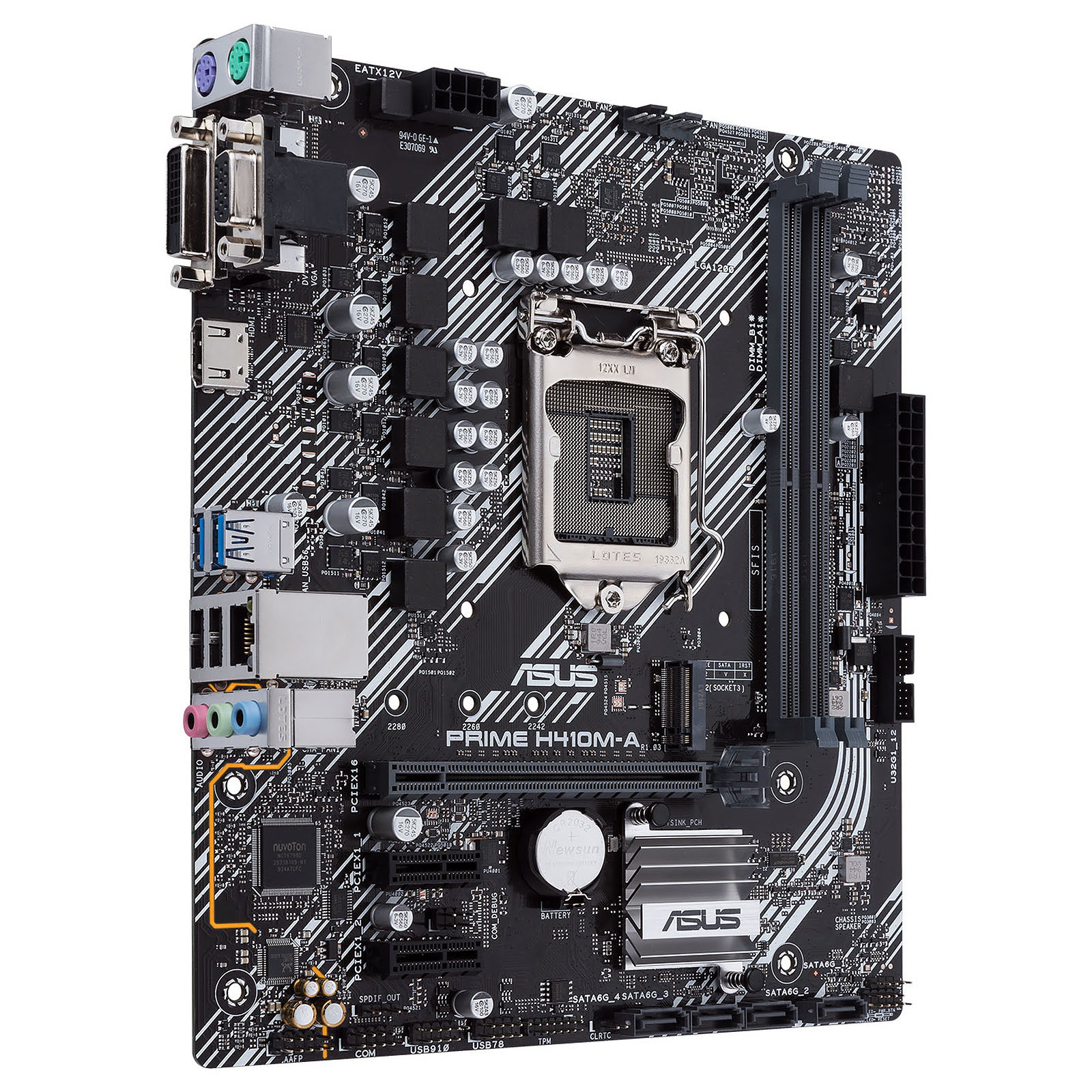 Asus PRIME H410M-A Micro-ATX  - Carte mère Asus - grosbill.com - 3