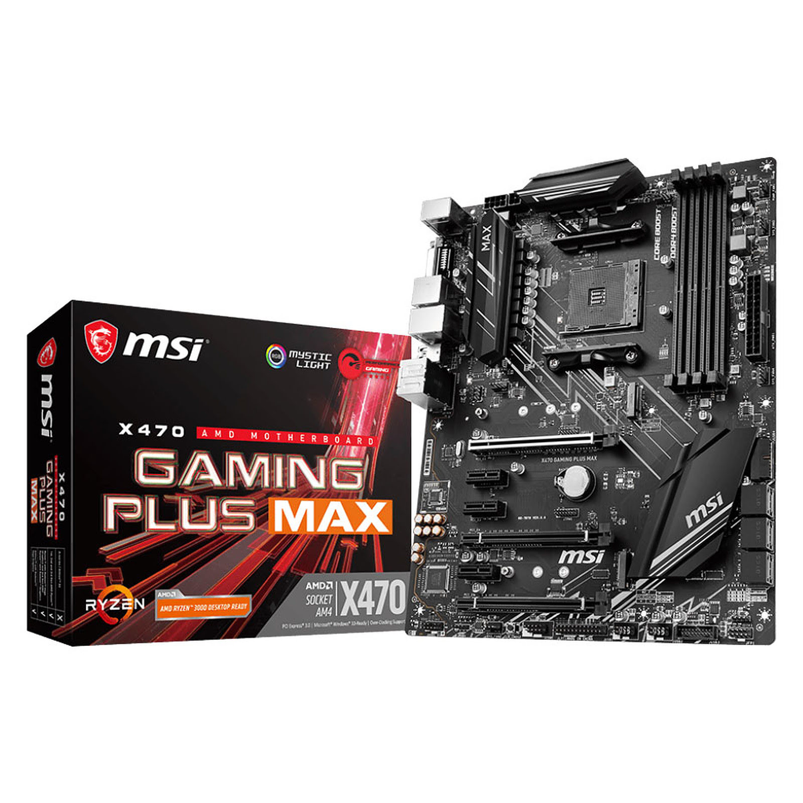 MSI X470 GAMING PLUS MAX ATX  - Carte mère MSI - grosbill.com - 0