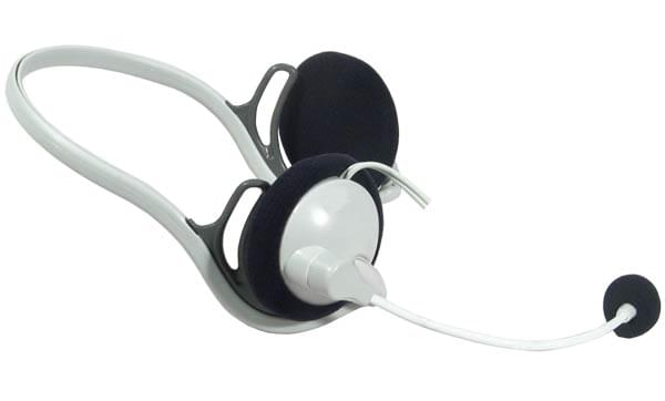 Grosbill Casque et micro Stereo Gris - Micro-casque - grosbill.com - 0
