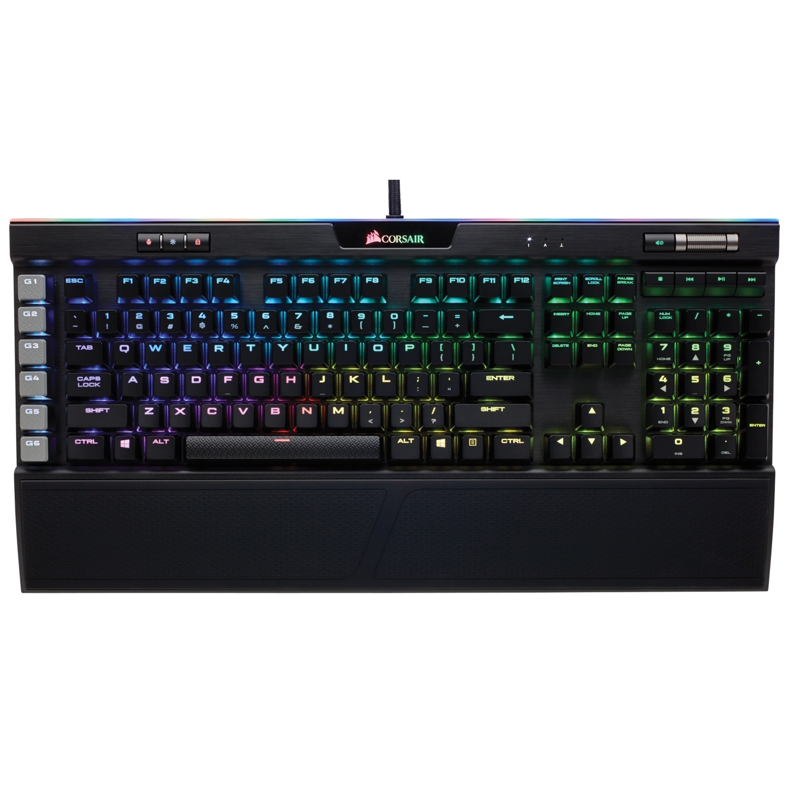 Corsair K95 RGB Platinum Black MX Speed CH-9127014-FR - Clavier PC - 0